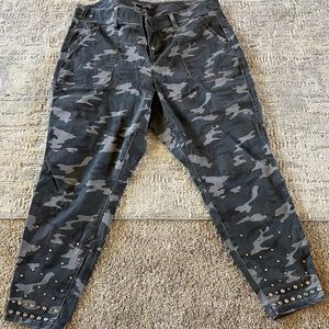 Lane Bryant, camo skinny Jean, 18 petite, stretchy and comfortable